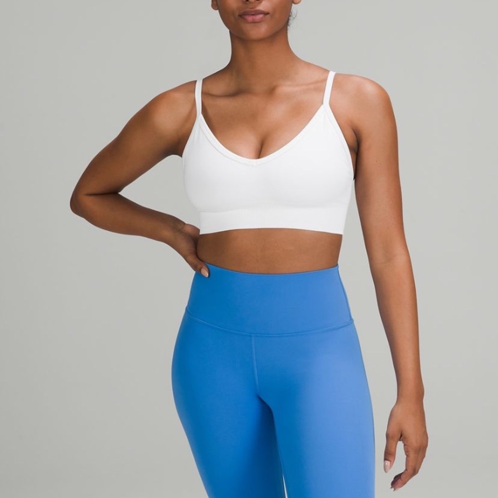 Lululemon Ebb To Street Bra White 6